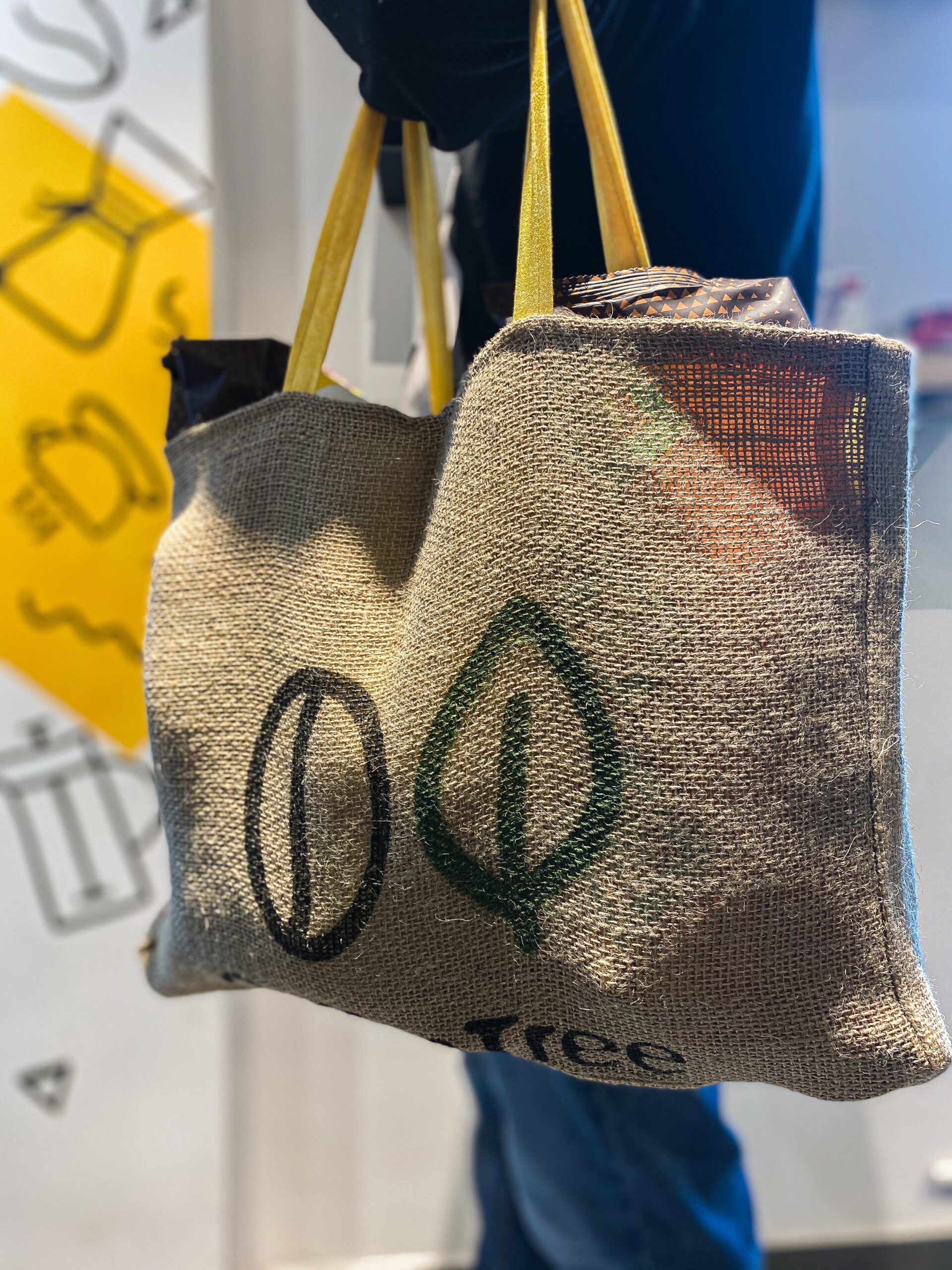 Coffee Tote - Sacoșă iută Coffee Tote - Sacoșă iută